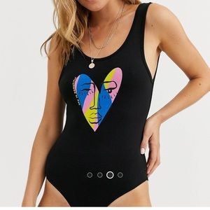 Life Is Beautiful printed body suit